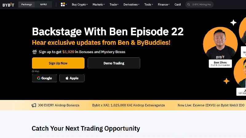 Bybit Bybit 低費用加密貨幣交易所