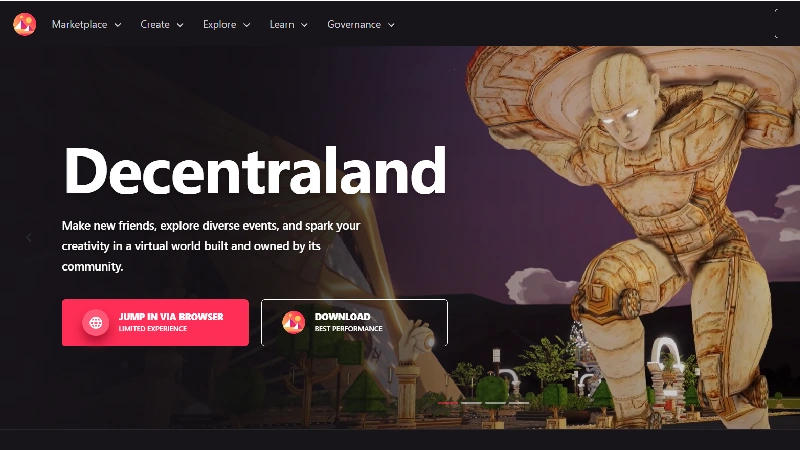 Decentraland p2e 遊戲公司 Decentraland-p2e-遊戲公司