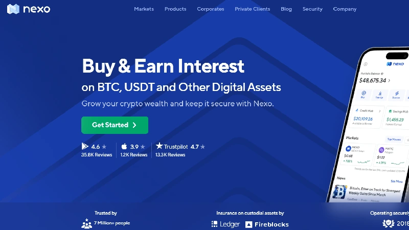 Nexo Nexo 低費用加密貨幣交易所