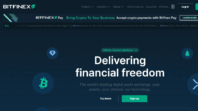 Bitfinex Bitfinex 低費用加密貨幣交易所