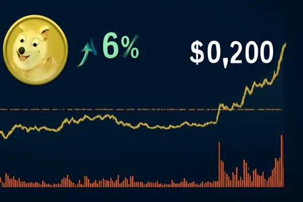 Dogecoin 在机构买盘推动下上涨 6%